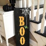 Halloween Boo Wood Sign