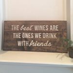 Best Wines Wooden Bar Signs