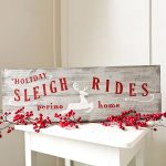 Sleigh Rides Wood Sign