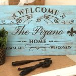 Wooden French Stylized Signs