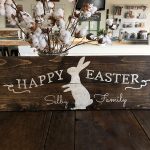 Happy Easter Wooden Signs