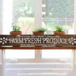 Fresh Produce Wooden Signs