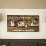 Wooden Family Picture Holder