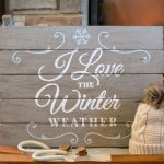 Winter Themed DIY Wood Sign Workshop