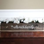 Family Name Centerpiece Wooden Signs