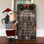 December Calendar Wood Sign