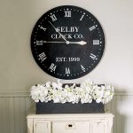Clock Co 24" Round Wood Sign