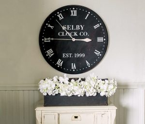 Clock Co 24" Round Wood Sign