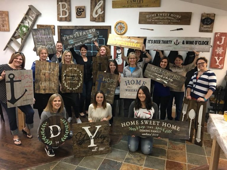 Board & Brush Spring, TX Opens Their New DIY Wood Sign