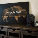 Born to Roam - 20x24 Wood Sign