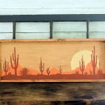 American Landscapes - Desert - 14x34 Wood Sign