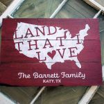 Land that I Love - 18x24 Wood Sign