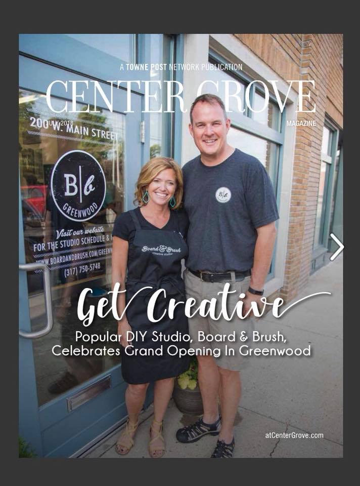 Board & Brush Greenwood, IN Is Now Open Book Today