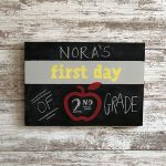 First Day of School - 12x16 Kids Wood Sign
