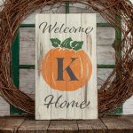 Welcome Pumpkin - 16x24 Wood Sign