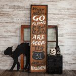 Halloween Countdown - 14x50 Framed Wood Sign