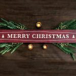 Merry Christmas Trivet - 8x48 Wood Trivet