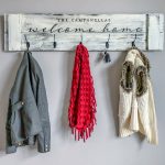 Welcome Home Coat Rack - 12x48 Wood Coat Rack