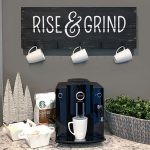 Rise & Grind - 12x32 Wood Mug Rack