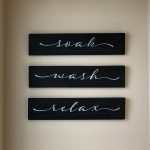 Soak Wash Relax Trio - 6x24 Wood Sign