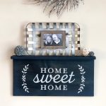 Home Sweet Home 4" Shelf - 12x24 Wood Shelf