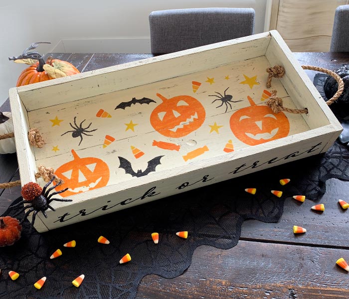 Trick or Treat Tray - 14x26 Wood Tray