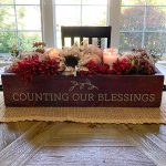 Counting Our Blessings Box - 24x6x7 Wood Box