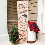 Vintage Santa Porch - 12x48