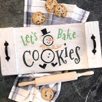 Snowman Cookie Tray - 12x24
