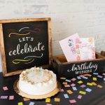 Let's Celebrate Framed Sign & Wishes Box
