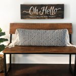 Oh Hello Welcome - 12x32 Wood Sign