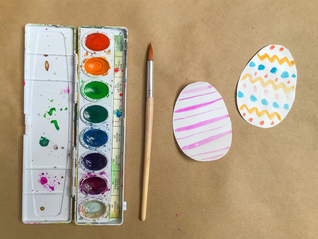 Crayon Resist Eggs for Easter - Monthly Seasonal Crafts - KinderArt