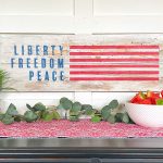 Liberty Freedom Peace Flag - 12x32