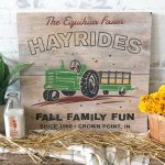 Family Fun Hayrides Tractor - 24x24