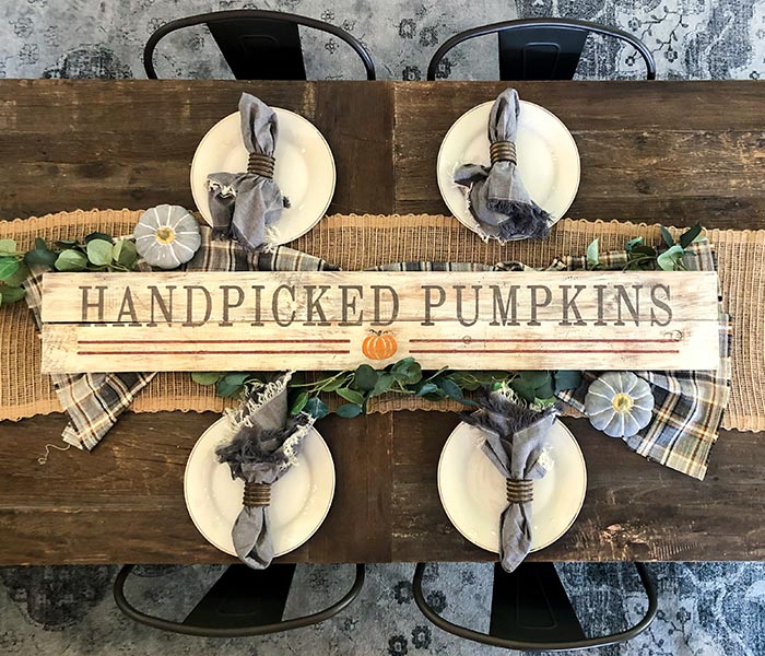 Handpicked Pumpkins Trivet - 8x48
