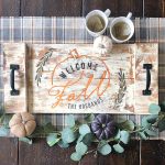 Welcome Fall Tray - 12x24