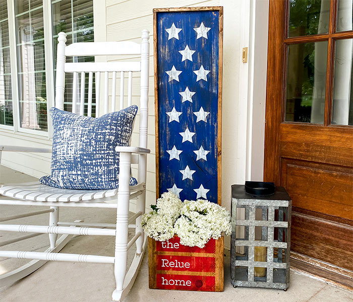 PLANTER - Flag Porch Planter - 14x50 Framed