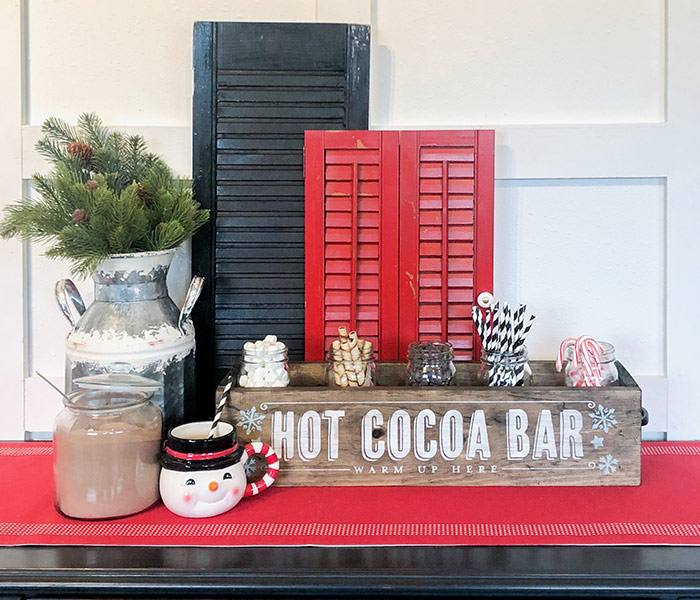 Hot Cocoa Bar Box - 24x6x8