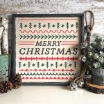 Christmas Sweater Pattern - 22x22 Framed