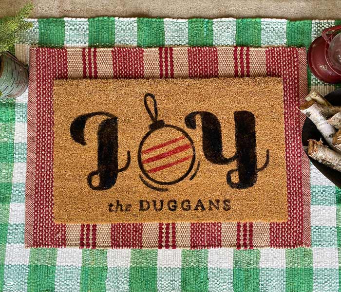 Joy Ornament - 18x30 Doormat