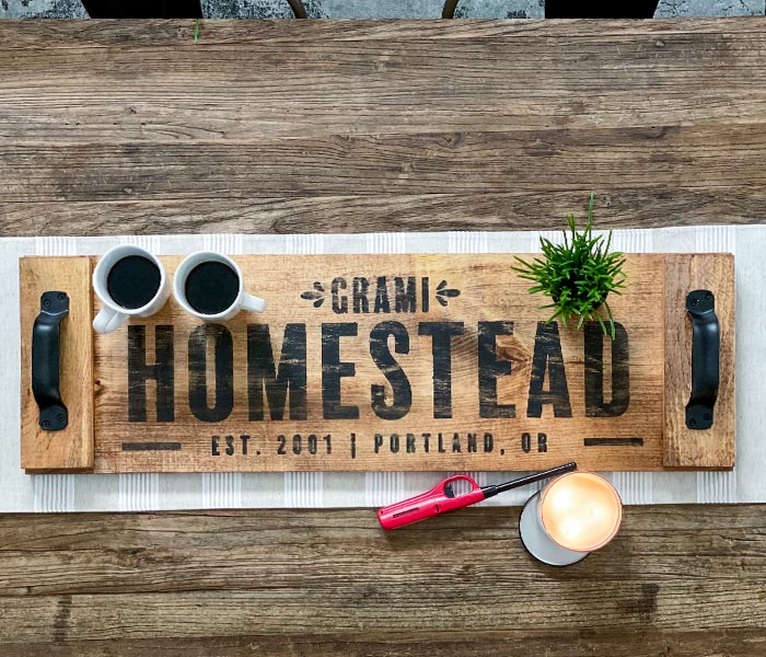 Family Homestead Tray - 12x36