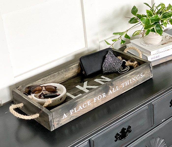 A Place for All Things Tray - 14x26