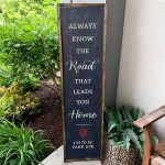 Always Know the Road - 14x50 Framed