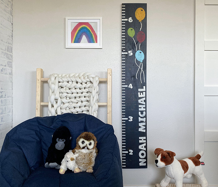 Balloons Growth Ruler - 10x60