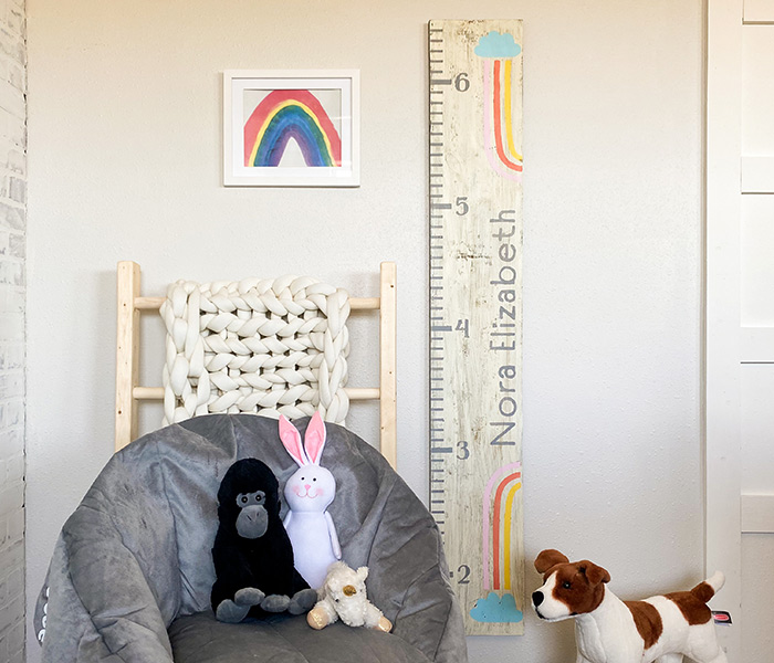 Rainbow Growth Ruler - 10x60