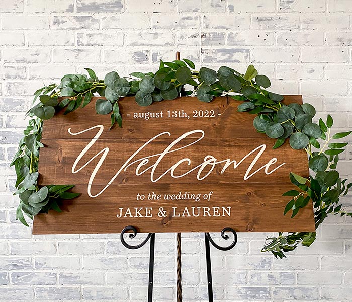 Wedding Welcome - 18x32