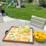 Citrus Tray - 22x22 Framed