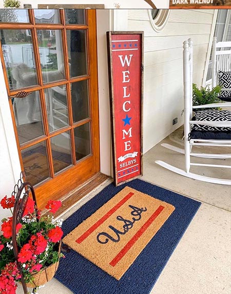 Patriotic Porch Decor