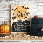 Happy Halloween Truck - 18x24