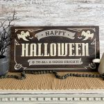 Happy Halloween Vintage Ghosts - 18x32